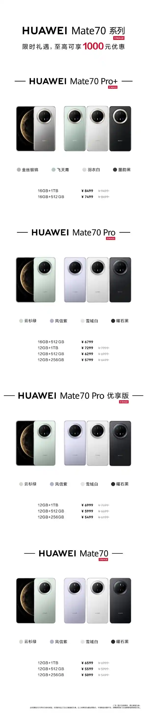 华为放大招！Mate 70系列限时直降1000元，为Mate 80让位一图看懂背后玄机