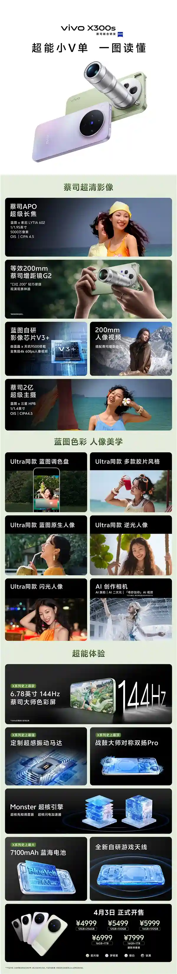 vivo X300s震撼登场！影像AI双突破，4999元起售引爆旗舰新纪元